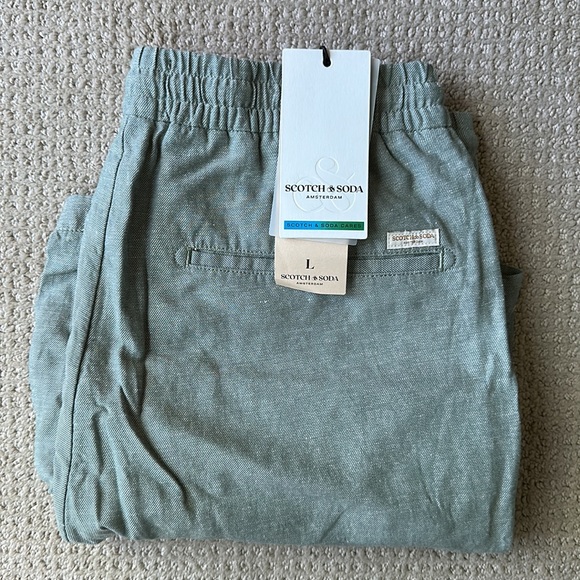 Scotch & Soda Fave Cotton & Linen Twill Bermuda Shorts | Men | Size L, 34 - Picture 8 of 8